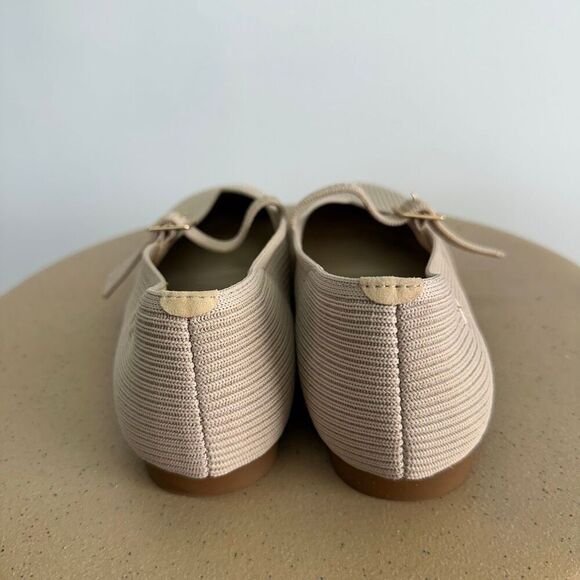 Vivaia Women’s Wide Nude Tan Square-Toe Mary-Jane Margot Mary-Jane - Picture 7 of 11